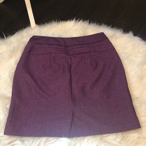 Purple pencil skirt